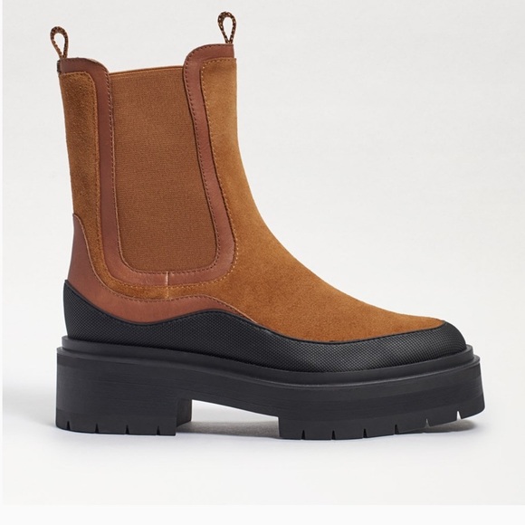 Sam Edelman Tan and Black Lulia Boots - Picture 2 of 16